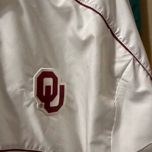 White Jacket with Red Logo OU